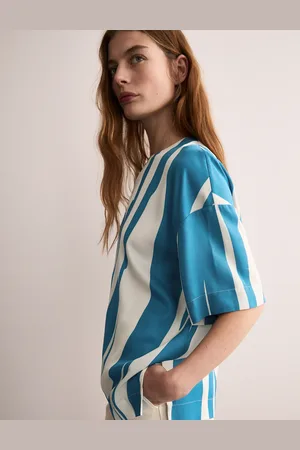 Jaeger Striped T-Shirt - 10 -