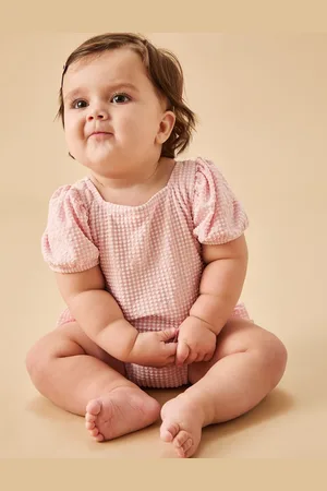 Mori Girls Gingham Swimsuit (0-5 Yrs) - 12-18 -