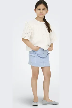 ONLY Girls Mini Cotton Rich Striped Cargo Skirt - 13y -