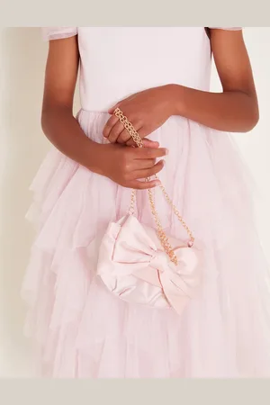 Monsoon Kids Satin Bow Occasion Bag -