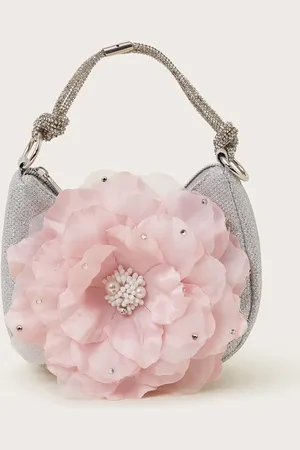 Monsoon Kids Oversized Flower Glitter Scoop Bag -