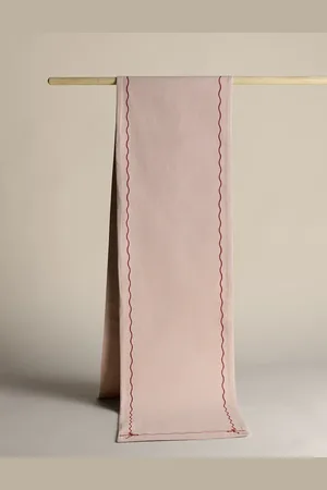 Marks & Spencer Pure Cotton Embroidered Table Runner -