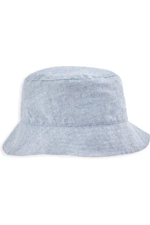 Mamas & Papas Kids Pure Cotton Striped Reversible Sun Hat (0-3 Yrs) - 3-6 M -