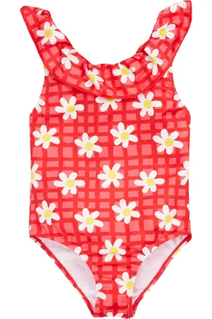 Frugi Girls Floral Swimsuit (2-10 Yrs) - 8-9 Y -
