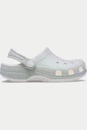Crocs Kids Glitter Clogs (4 Small - 10 Small) - 9 S -