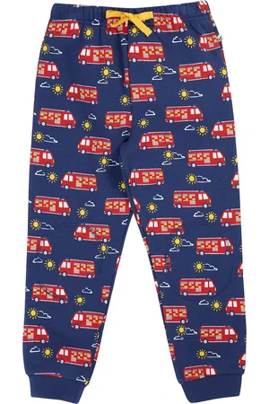 Frugi Girls Pure Cotton Vehicle Joggers (0-8 Yrs) - 18-24 -