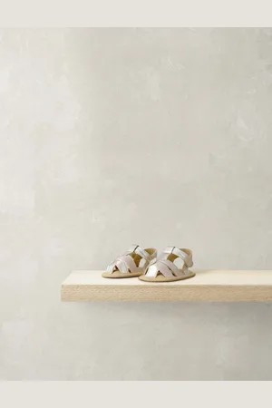 Mamas & Papas Baby Leather Metallic Pram Shoe Sandals (0-12 Mths) - 6-12M -