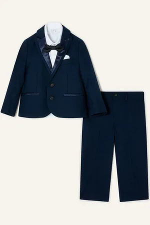 Monsoon Boys 4pc Tuxedo Suit Outfit (6 Mths-12 Yrs) -