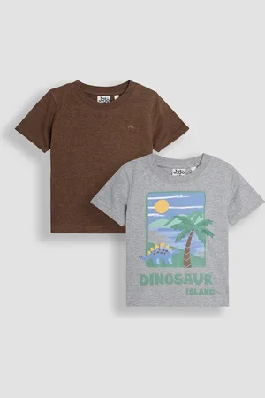 JoJo Maman Bébé Boys 2 Pack Pure Cotton T-Shirts (6 Mths-5 Yrs) - 4-5 Y -