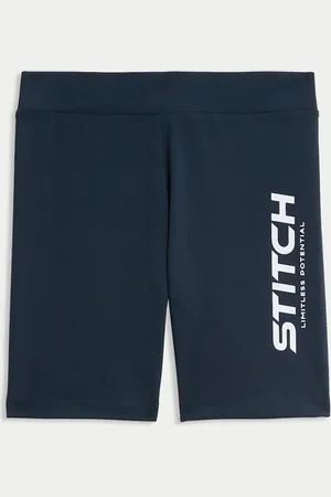 Marks & Spencer Girls Lilo & Stitch™ Cycling Shorts (6-16 Yrs) - 15-16 - Navy