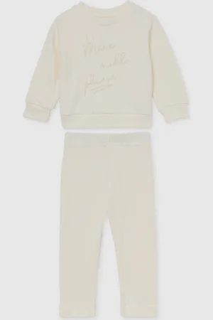 Reiss Girls 2pc Pure Cotton Top & Leggings Set (0-24 Mths) - 18-24 -