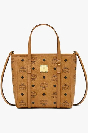 MCM Toni Top-Zip Shopper in Visetos