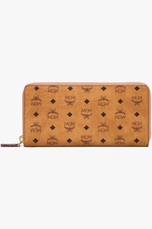 MCM Zip Around Wallet in Visetos