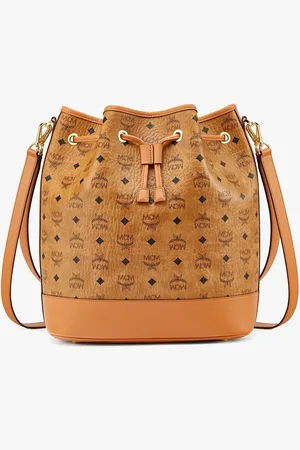 MCM Dessau Drawstring Bag in Visetos