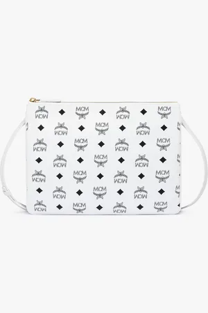 MCM Crossbody Pouch in Visetos Original