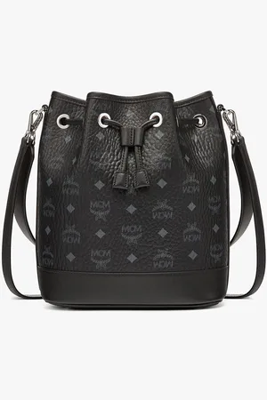 MCM Dessau Drawstring Bag in Visetos