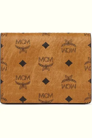 MCM Aren Snap Wallet with Coin Pocket in Visetos
