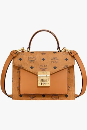 MCM Tracy Satchel in Visetos
