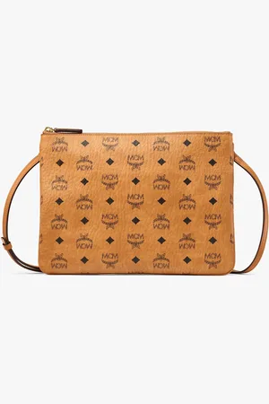 MCM Crossbody Pouch in Visetos Original
