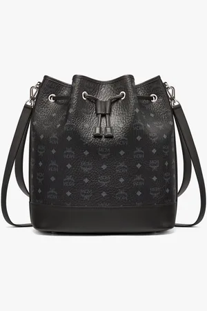 MCM Dessau Drawstring Bag in Visetos