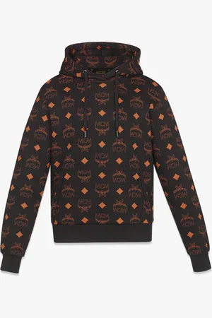 MCM Maxi Monogram Print Hoodie in Organic Cotton
