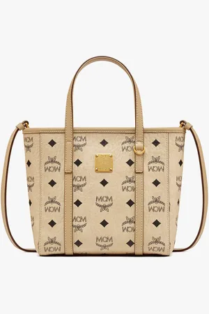 MCM Toni Top-Zip Shopper in Visetos