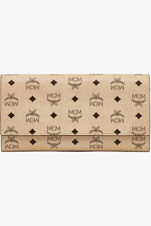 MCM Aren Trifold Wallet in Visetos