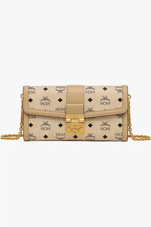 MCM Tracy Chain Wallet in Visetos