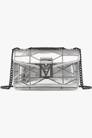 MCM Travia Quilted Shoulder Bag in Crash Calf Leather