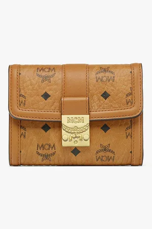MCM Tracy Trifold Wallet in Visetos