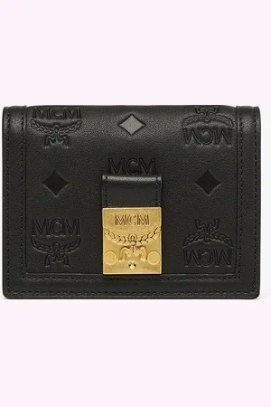 MCM Tracy Wallet in Embossed Monogram Leather