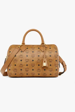 MCM Ella Boston Bag in Visetos