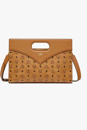 MCM Diamond Tote in Visetos Leather Mix