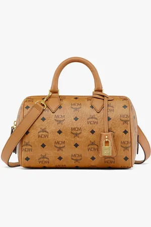 MCM Ella Boston Bag in Visetos