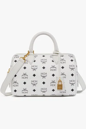 MCM Ella Boston Bag in Visetos