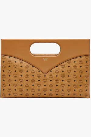 MCM Diamond Tote in Visetos Leather Mix