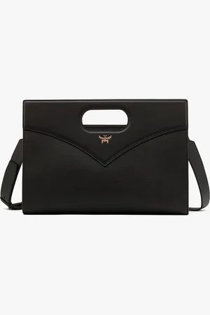 MCM Diamond Tote in Embossed Leather