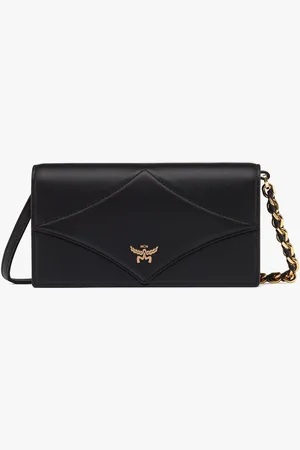 MCM Diamond Chain Wallet in Spanish Calf Leather