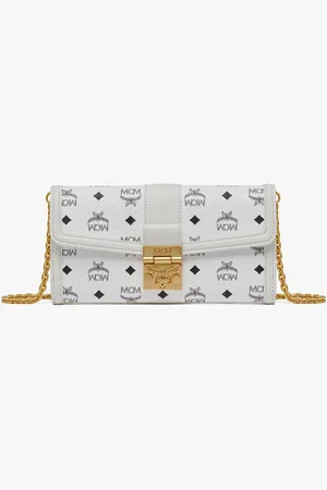 MCM Tracy Chain Wallet in Visetos