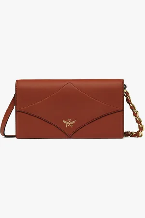 MCM Diamond Chain Wallet in Spanish Calf Leather