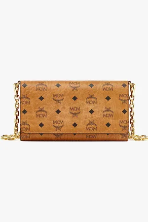 MCM Aren Crossbody Wallet in Visetos
