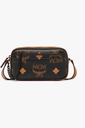 MCM Aren Crossbody w/ Pouch in Monogram Mix