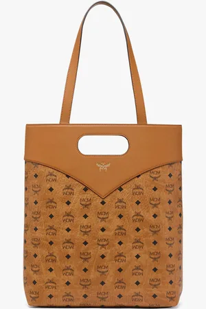 MCM Diamond Tote in Visetos Leather Mix