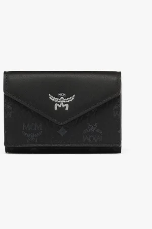 MCM Aren Trifold Wallet in Visetos