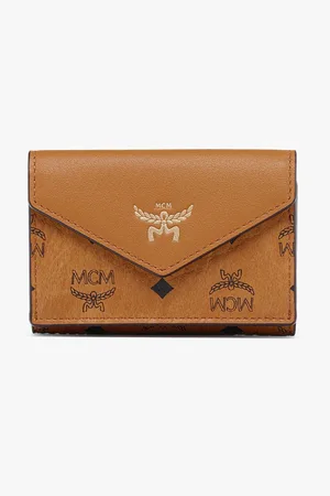 MCM Aren Trifold Wallet in Visetos