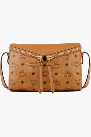 MCM Diamant 3D Shoulder Bag in Visetos Leather Mix