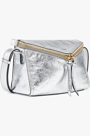 MCM Diamant 3D Shoulder Bag in Metallic Calf Leather