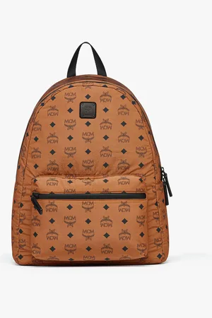 MCM Stark Packable Backpack in Monogram Nylon