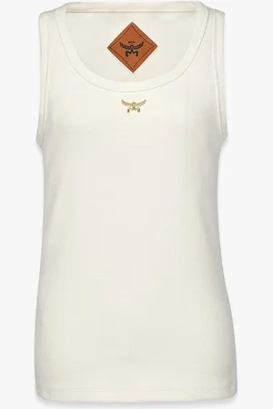 MCM Logo Bouclé Tank Top