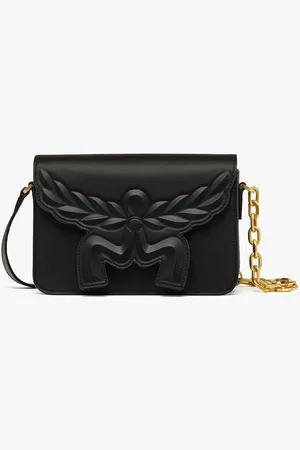 MCM Himmel Laurel Crossbody in Calf Leather